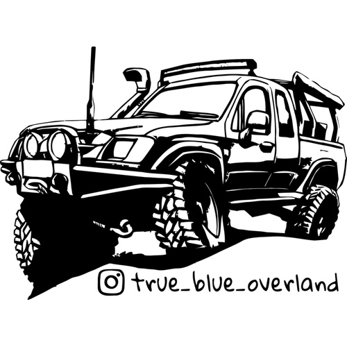 True Blue Luxy sketch (light BG) Thumbnail